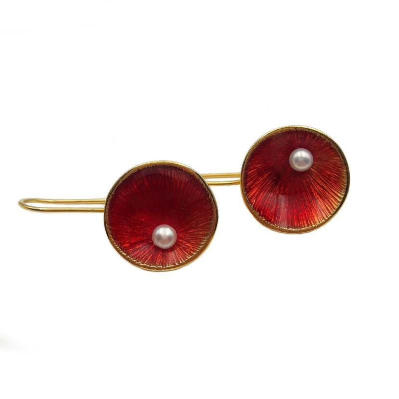 oyster-earrings-red